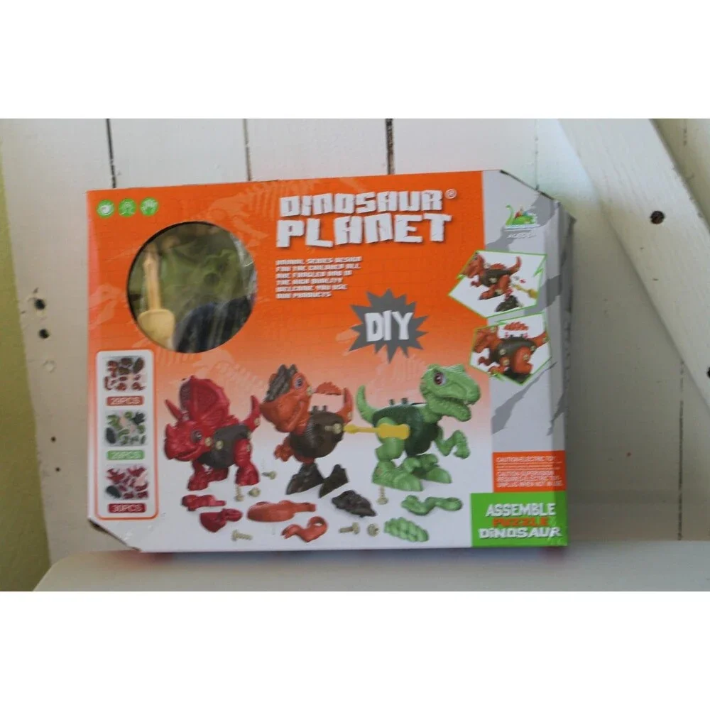 Dinosaur Planet DIY Assemble Creative Building Set Toys 3+